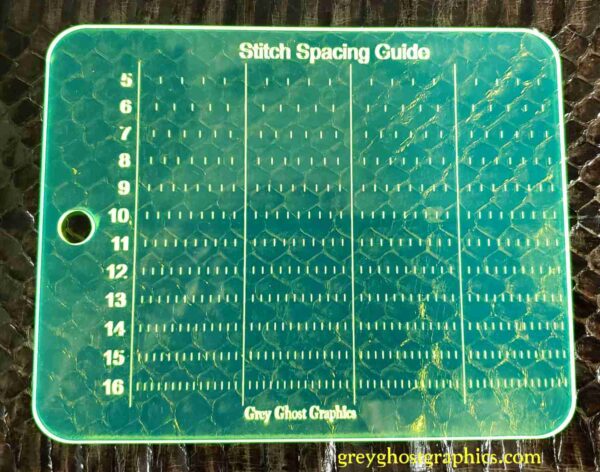 Acrylic Stitch Spacing Guide